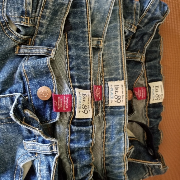 Children's Place bootcut jeans 3 pairs - Picture 1 of 4